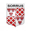 Sorrus 62 ville sticker blason écusson autocollant adhésif