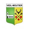 Vieil-Moutier 62 ville sticker blason écusson autocollant adhésif