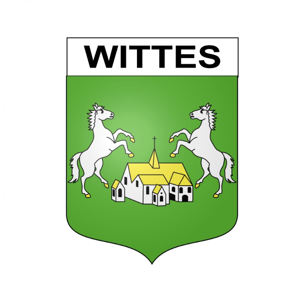 Stickers coat of arms Wittes adhesive sticker