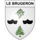 Le Brugeron 63 ville sticker blason écusson autocollant adhésif