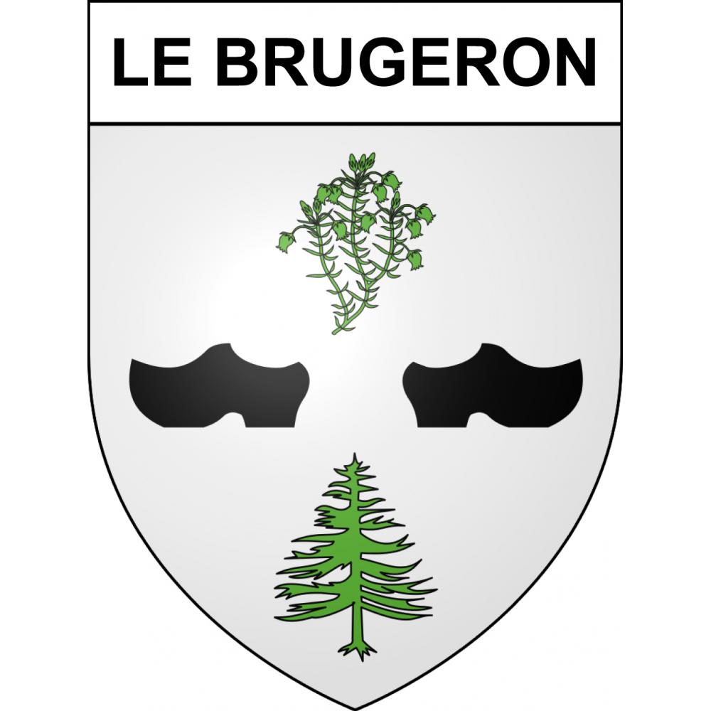 Le Brugeron Sticker wappen, gelsenkirchen, augsburg, klebender aufkleber