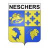 Adesivi stemma Neschers adesivo