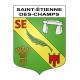 Pegatinas escudo de armas de Saint-Étienne-des-Champs adhesivo de la etiqueta engomada