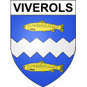 Viverols 63 ville sticker blason écusson autocollant adhésif