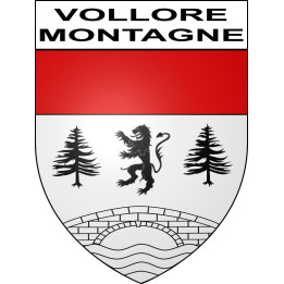 Stickers coat of arms Vollore-Montagne adhesive sticker