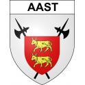 Aast 64 ville sticker blason écusson autocollant adhésif
