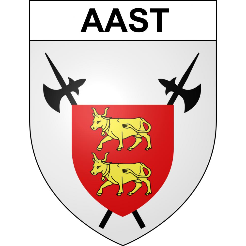 Stickers coat of arms Aast adhesive sticker