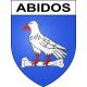 Abidos 64 ville sticker blason écusson autocollant adhésif