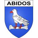 Abidos 64 ville sticker blason écusson autocollant adhésif