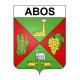 Stickers coat of arms Abos adhesive sticker