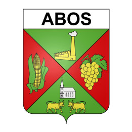 Abos 64 ville sticker blason écusson autocollant adhésif