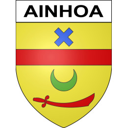 Ainhoa 64 ville sticker blason écusson autocollant adhésif
