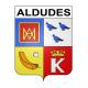 Aldudes Sticker wappen, gelsenkirchen, augsburg, klebender aufkleber
