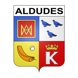 Aldudes 64 ville sticker blason écusson autocollant adhésif
