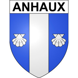 Stickers coat of arms Anhaux adhesive sticker