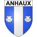 Anhaux 64 ville sticker blason écusson autocollant adhésif