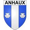 Pegatinas escudo de armas de Anhaux adhesivo de la etiqueta engomada