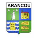 Arancou 64 ville sticker blason écusson autocollant adhésif