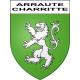 Arraute-Charritte 64 ville sticker blason écusson autocollant adhésif