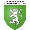 Adesivi stemma Arraute-Charritte adesivo