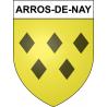 Arros-de-Nay Sticker wappen, gelsenkirchen, augsburg, klebender aufkleber