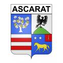 Stickers coat of arms Ascarat adhesive sticker