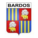 Bardos 64 ville sticker blason écusson autocollant adhésif