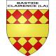 Bastide-Clairence (La) 64 ville sticker blason écusson autocollant adhésif