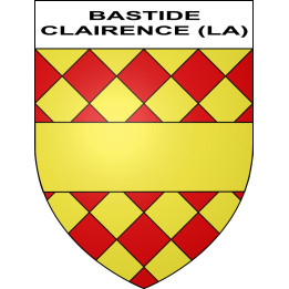 Bastide-Clairence (La) 64 ville sticker blason écusson autocollant adhésif