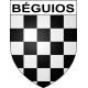 Béguios 64 ville sticker blason écusson autocollant adhésif