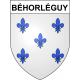 Béhorléguy 64 ville sticker blason écusson autocollant adhésif