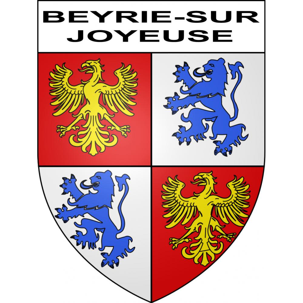 Pegatinas escudo de armas de Beyrie-sur-Joyeuse adhesivo de la etiqueta engomada