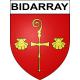 Stickers coat of arms Bidarray adhesive sticker