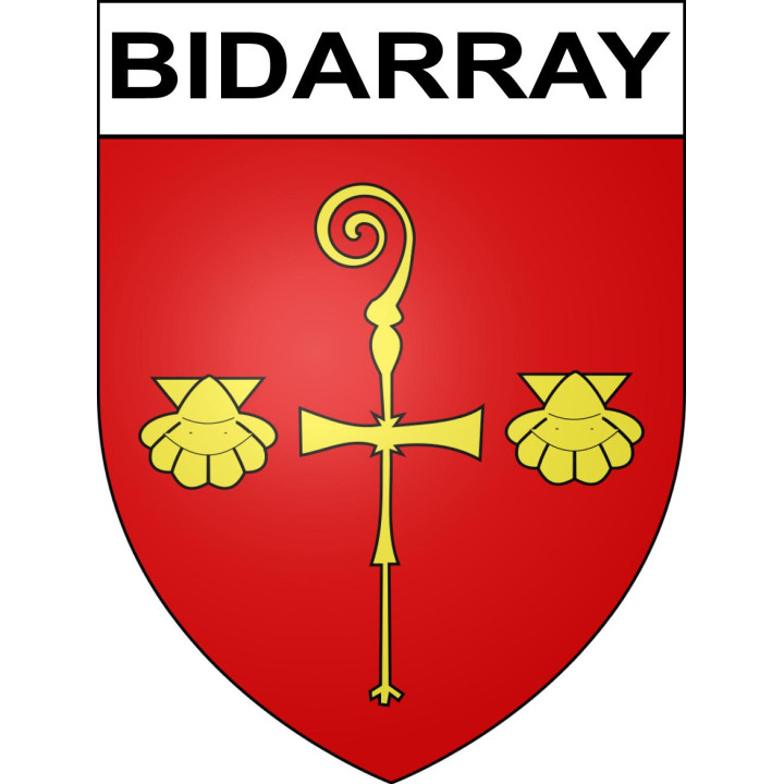 Bidarray Sticker wappen, gelsenkirchen, augsburg, klebender aufkleber