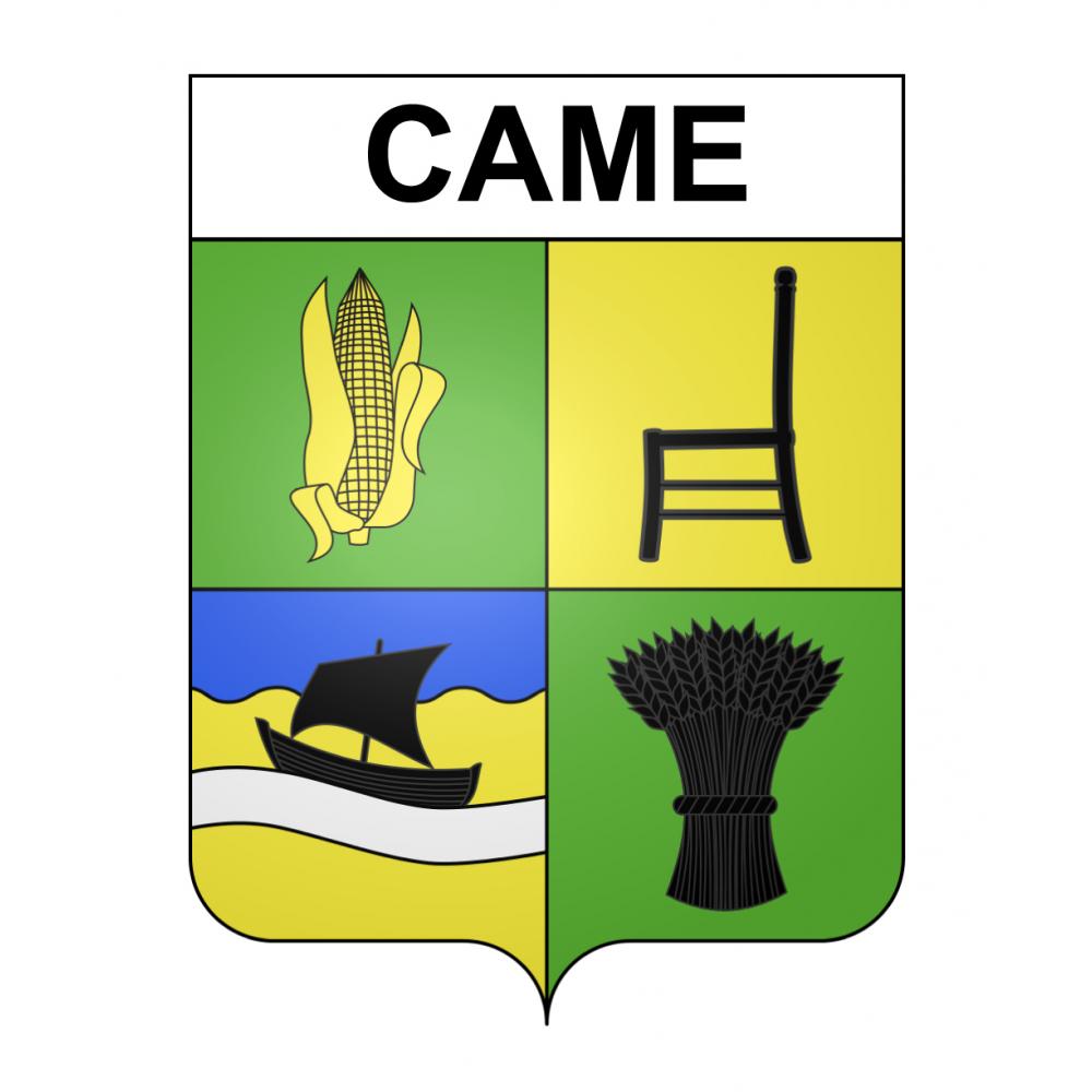 Came Sticker wappen, gelsenkirchen, augsburg, klebender aufkleber