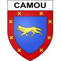 Camou 64 ville sticker blason écusson autocollant adhésif