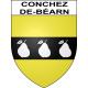 Conchez-de-Béarn 64 ville sticker blason écusson autocollant adhésif