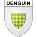 Stickers coat of arms Denguin adhesive sticker