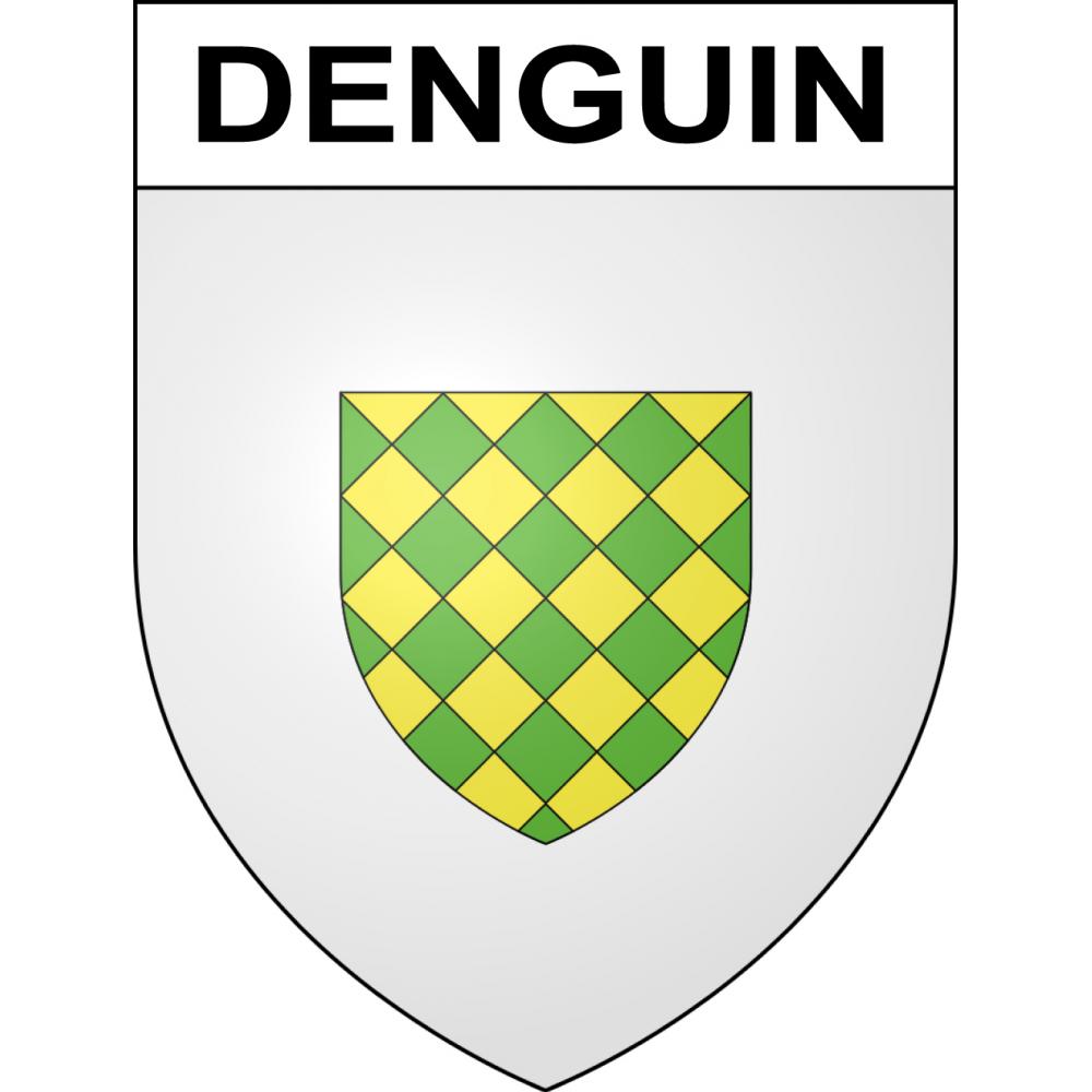 Denguin Sticker wappen, gelsenkirchen, augsburg, klebender aufkleber
