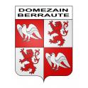 Stickers coat of arms Domezain-Berraute adhesive sticker