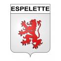 Stickers coat of arms Espelette adhesive sticker