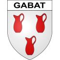 Stickers coat of arms Gabat adhesive sticker