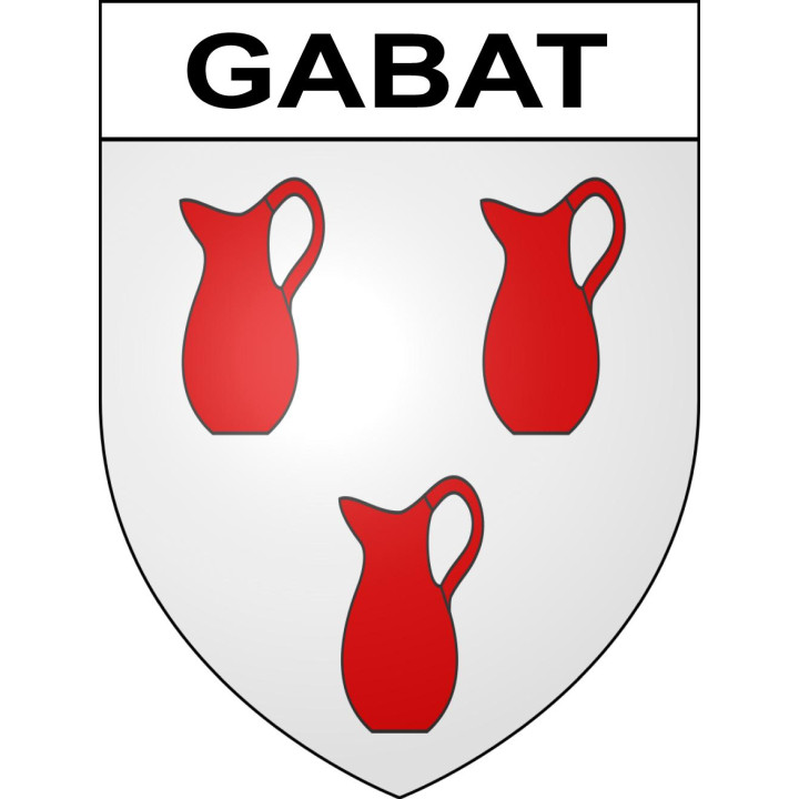Stickers coat of arms Gabat adhesive sticker