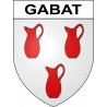 Adesivi stemma Gabat adesivo