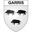 Pegatinas escudo de armas de Garris adhesivo de la etiqueta engomada