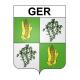 Ger Sticker wappen, gelsenkirchen, augsburg, klebender aufkleber