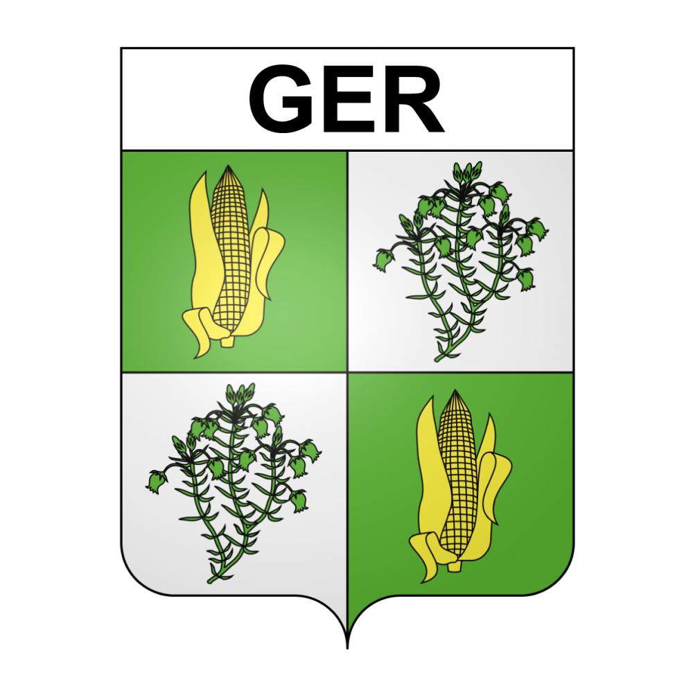 Ger 64 ville sticker blason écusson autocollant adhésif