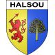 Halsou 64 ville sticker blason écusson autocollant adhésif