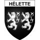 Stickers coat of arms Hélette adhesive sticker