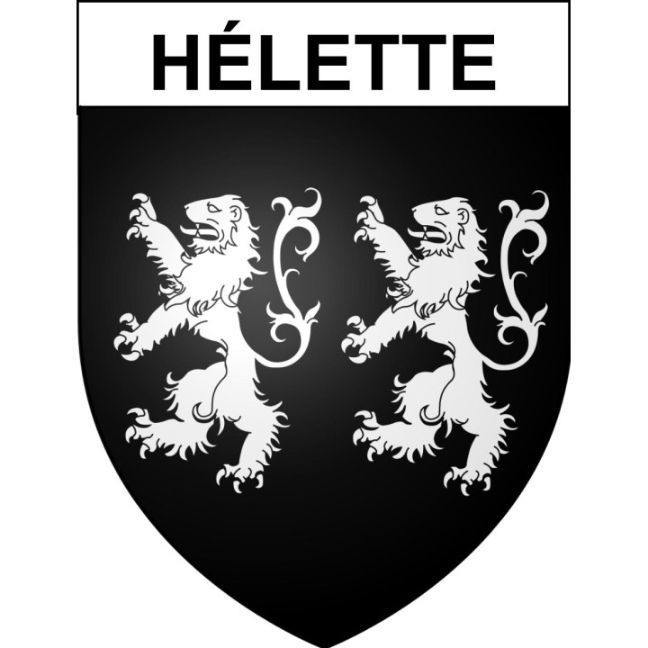 Hélette 64 ville sticker blason écusson autocollant adhésif